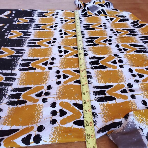 African Dashiki Traditional Short Sleeve V Neck Shirt Midget Giraffe Size S M - Picture 6 of 8